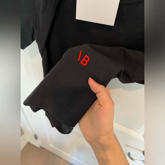 NWT VICTORIA BECKHAM Cutout Jersey T-Shirt | Size Small - Picture 12 of 12